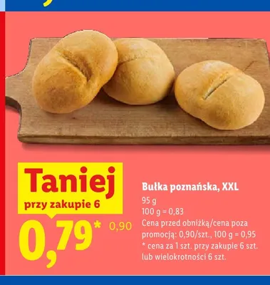 Bułka poznańska XXL promocja w Lidl