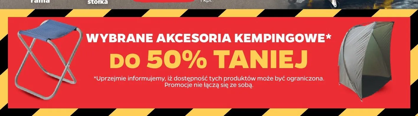 Krzesło kempingowe promocja w Netto