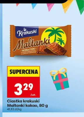 Ciastka Krakuski Maltanki kakao promocja w Biedronka