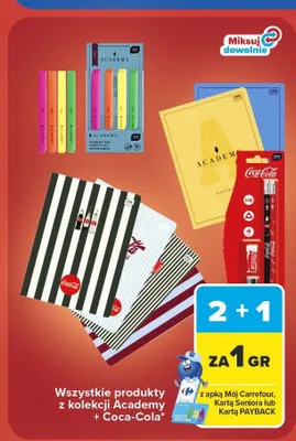 Zakreślacze Academy promocja w Carrefour