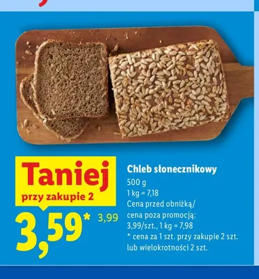 Chleb słonecznikowy promocja w Lidl