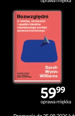 Książka Bezwzględni Sarah Wynn-Williams promocja w Empik
