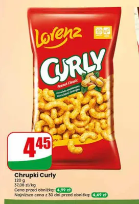 Chrupki Lorenz Curly promocja w Dino