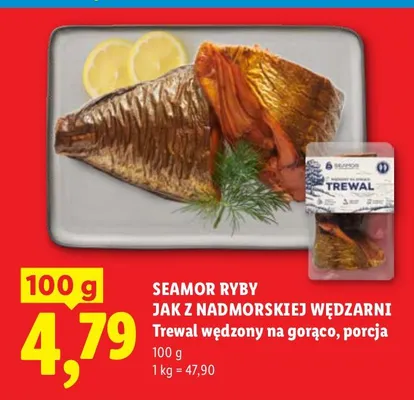 Trewal wędzony na gorąco porcja promocja w Lidl