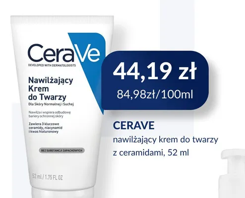 Nawilżający krem do twarzy CeraVe promocja w DOZ.PL