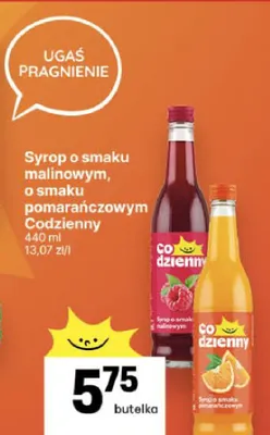 Syrop o smaku malinowym Codzienny promocja w Delikatesy Centrum