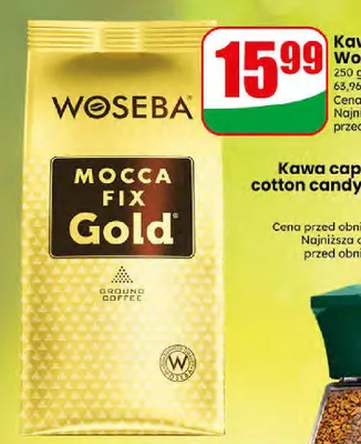 Kawa Woseba mocca fix gold promocja w Dino