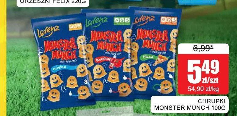 Chrupki Monster Munch Original promocja w Bingo