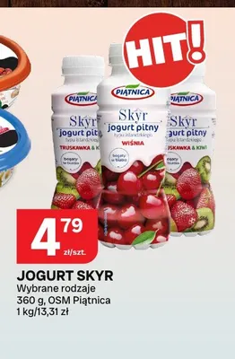 Jogurt skyr Piątnica promocja w Chorten