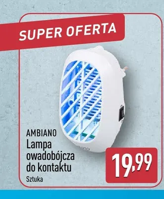 Lampa owadobójcza do kontaktu Ambiano promocja w Aldi