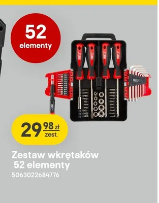 Zestaw wkrętaków Forge Steel 52 elementy promocja w Castorama