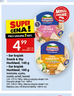 Ser krążek Hochland mixtett promocja w Twój Market