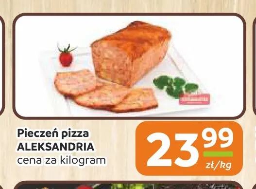 Pieczeń pizza Aleksandria promocja w Społem Częstochowa