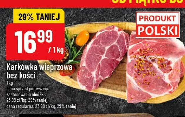 Karkówka wieprzowa bez kości promocja w POLOmarket