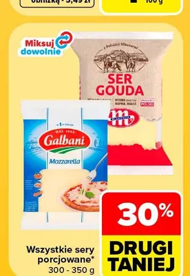 Sery porcjowane promocja w Carrefour Market