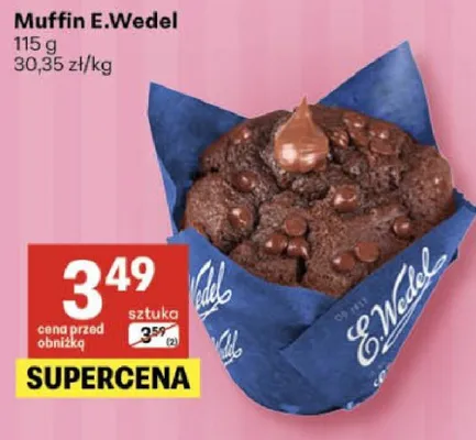 Muffin E.Wedel promocja w Delikatesy Centrum