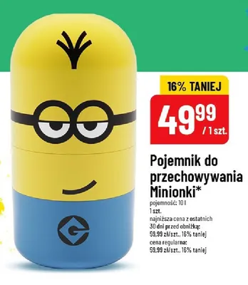 Pojemnik do przechowywania Minionki 10l promocja w POLOmarket