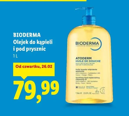 Olejek do kąpieli i pod prysznic promocja w Lidl