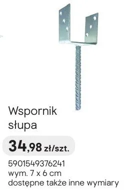 Wspornik słupa promocja w Castorama