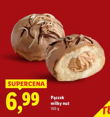 Pączek milky nut promocja w Lidl