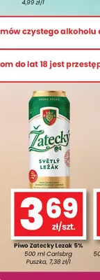 Piwo Žatecký Ležák promocja w emma MARKET