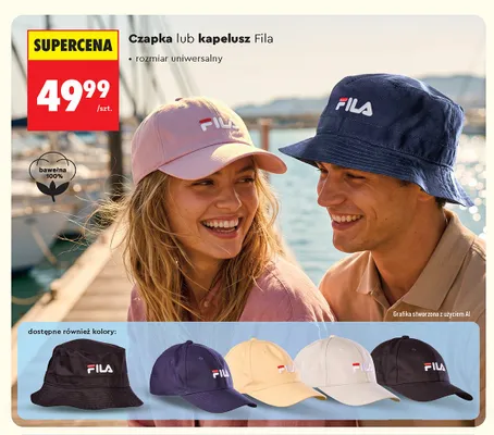 Kapelusz Fila promocja w Biedronka