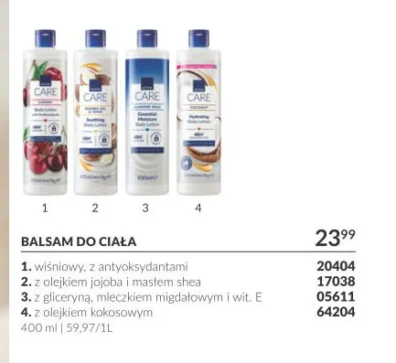 Balsam do ciała z olejkiem kokosowym Avon Care promocja w AVON