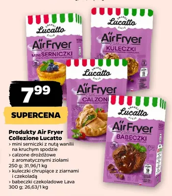 Kuleczki chrupiące z ziarnami i czekoladą Air Fryer Collezione Lucatto promocja w Netto