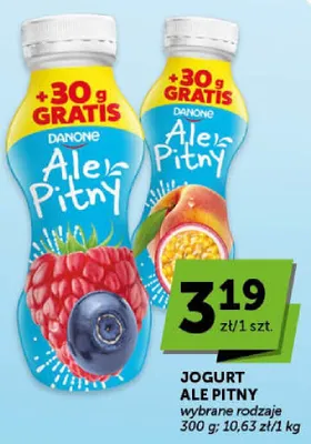 Jogurt pitny Ale Pitny Danone promocja w Euro Sklep