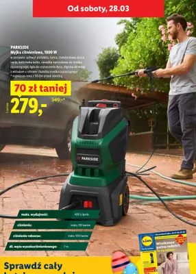Myjka ciśnieniowa, 1800 W promocja w Lidl