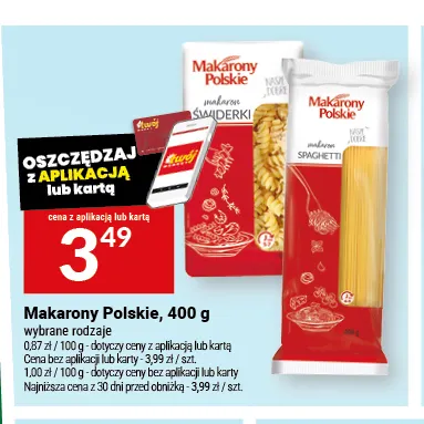 Makaron Makarony Polskie spaghetti promocja w Twój Market