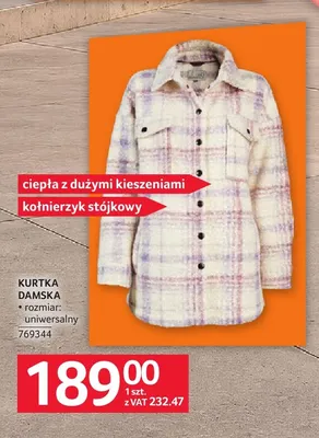 Kurtka damska promocja w Selgros