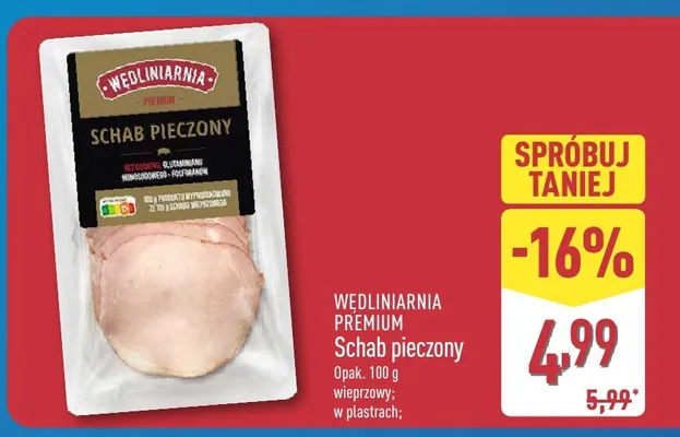 Schab pieczony promocja w Aldi
