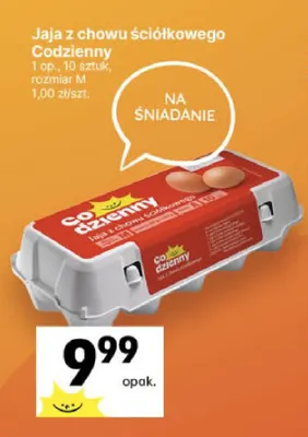 Jajka kurze z chowu ściółkowego Codzienny promocja w Delikatesy Centrum