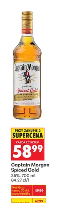 Rum Captain Morgan Spiced Gold promocja w Biedronka
