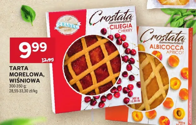 Tarta wiśniowa Cradel Crostata Ciliegia promocja w Stokrotka