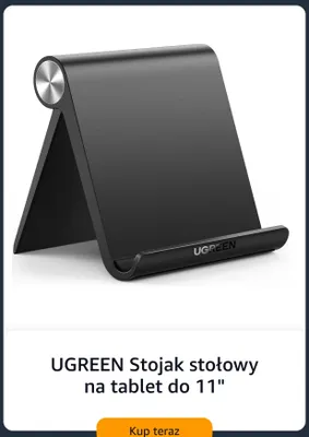 Stojak stołowy na tablet Ugreen do 11" promocja w Amazon