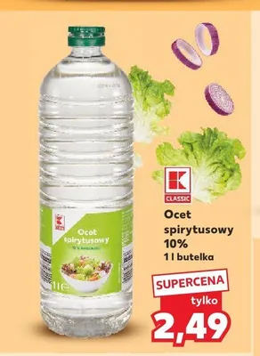 Ocet spirytusowy 10% K-Classic promocja w Kaufland