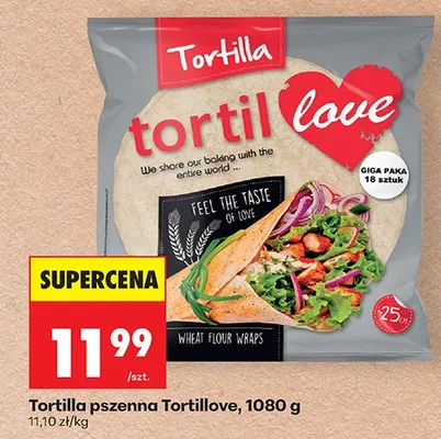 Tortilla pszenna promocja w Biedronka