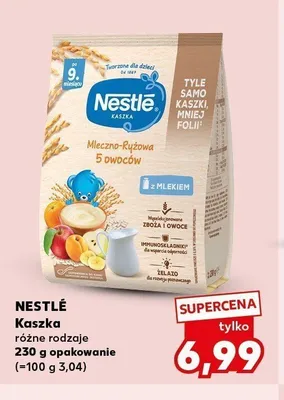 Kaszka mleczno-ryżowa Nestlé 5 owoców promocja w Kaufland