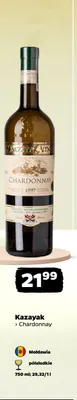 Wino białe Kazayak Chardonnay promocja w Netto