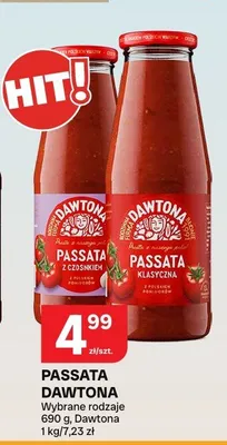 Passata Dawtona z czosnkiem promocja w Chorten