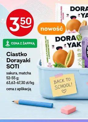 Ciastko Dorayaki matcha SOTI promocja w Żabka