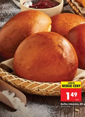 Bułka mleczna promocja w Biedronka