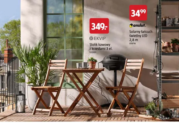 Solarny łańcuch świetlny LED Anslut 2,8 m promocja w Jula
