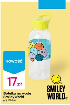 Butelka na wodę SmileyWorld promocja w Pepco