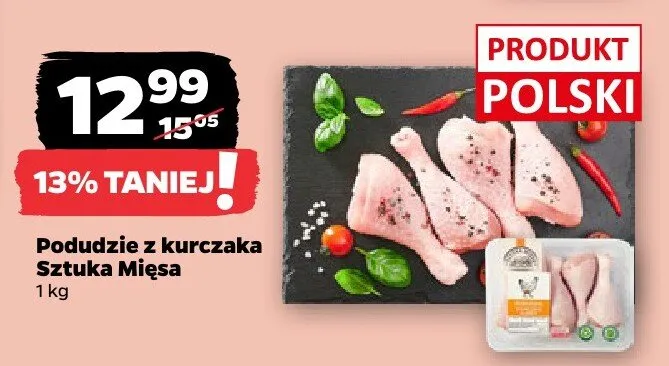 Podudzie z kurczaka promocja w Netto