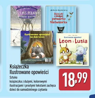 Książeczka Ilustrowane opowieści promocja w Aldi