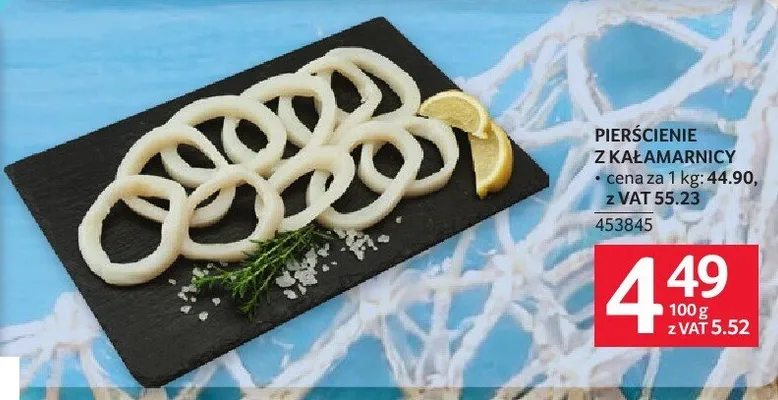 Pierścienie z kałamarnicy promocja w Selgros