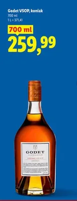 Koniak Godet VSOP promocja w Lidl